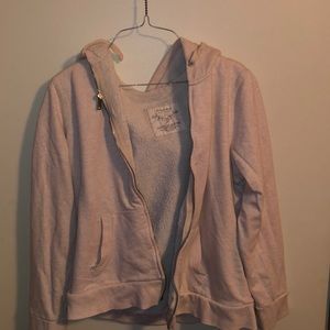 Sonoma light pink and white hoodie